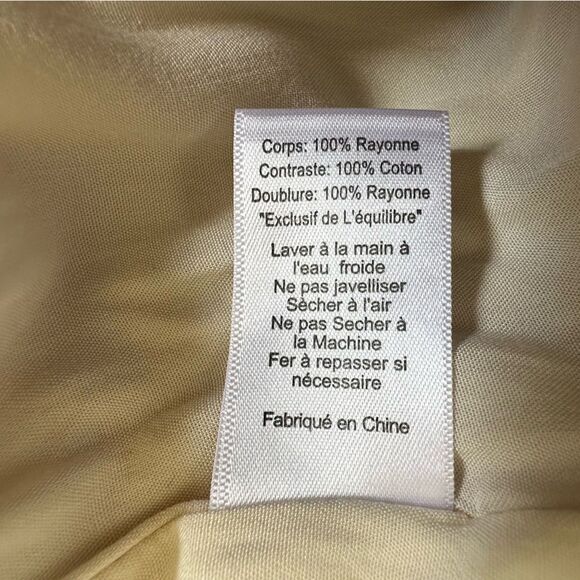 Mahina ~ Ivory Jumpsuit~lightweight gauze like fabric~broidered bodice ~ size M - Picture 6 of 14